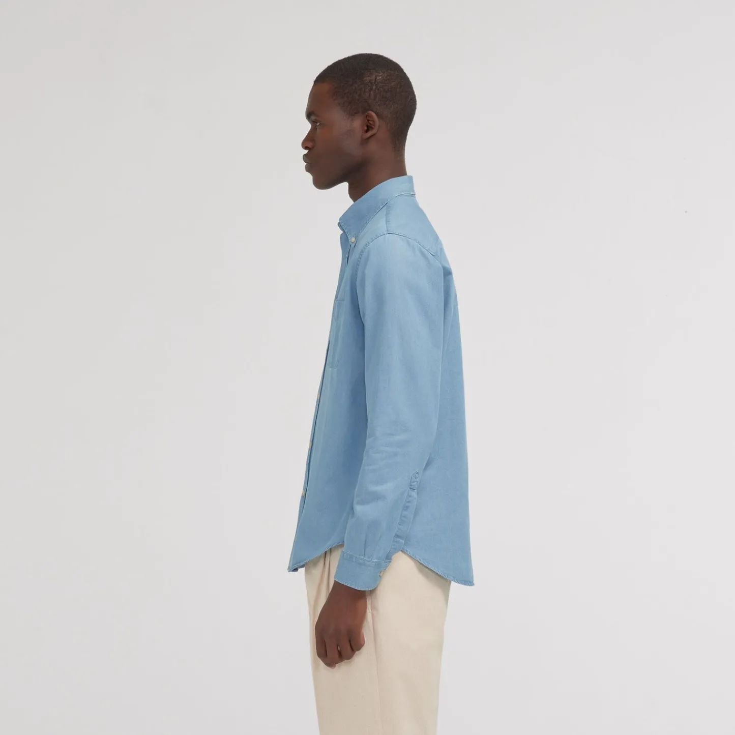 HAST Chemise en denim bleu clair> Les Essentiels | Décontractée