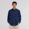 HAST Chemise en denim bleu foncé> Les Essentiels | Décontractée