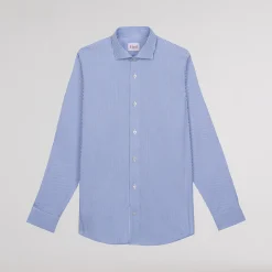 HAST Chemise en dobby à rayures bleues><noscript><img width=