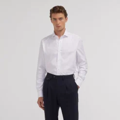 HAST Chemise en dobby blanche> Classique | Chemises Blanches