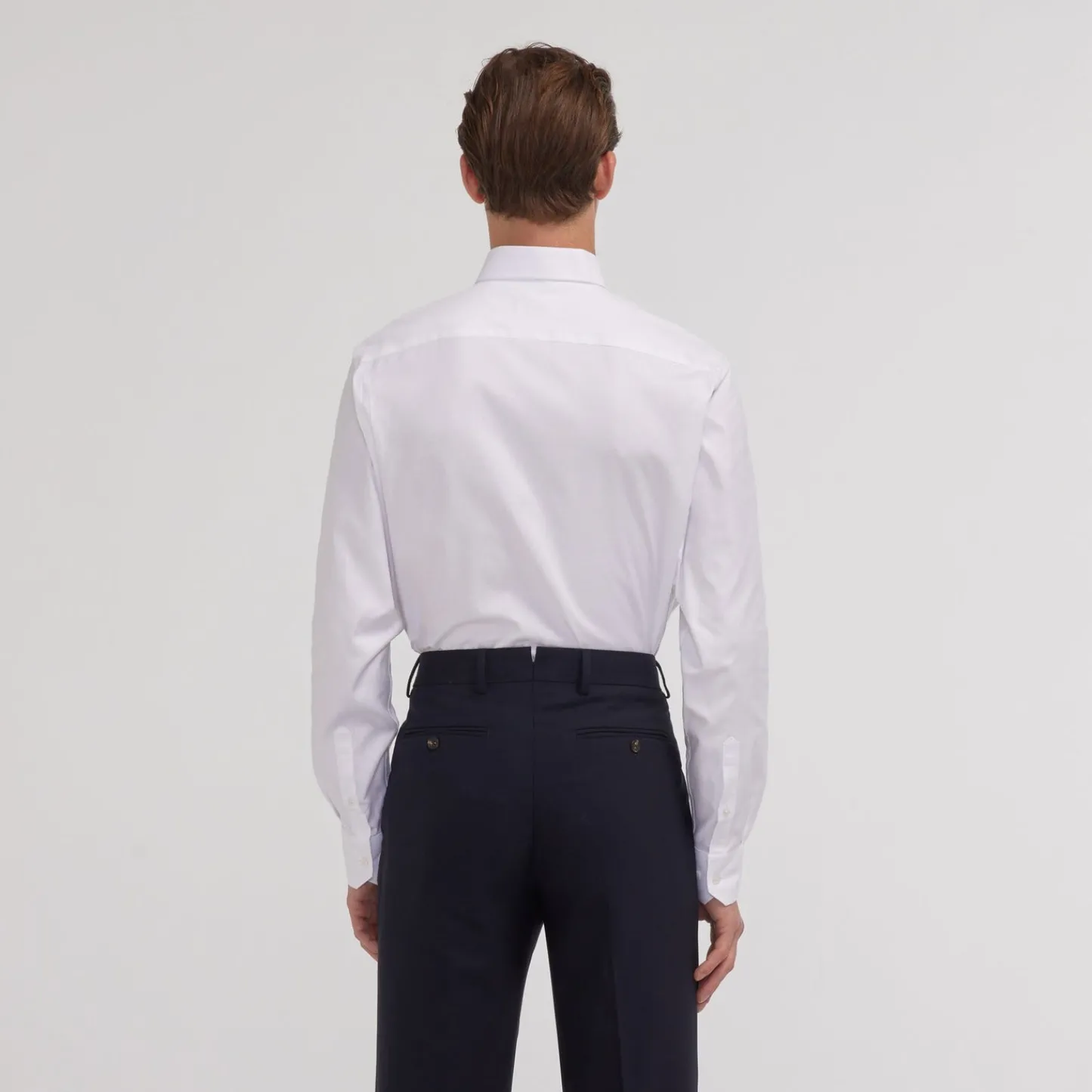 HAST Chemise en dobby blanche> Classique | Chemises Blanches