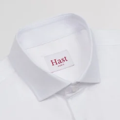 HAST Chemise en dobby blanche><noscript><img width=