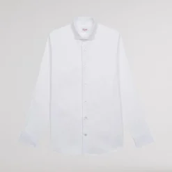 HAST Chemise en dobby blanche><noscript><img width=