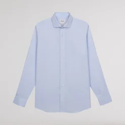 HAST Chemise en fil-à-fil double retors><noscript><img width=