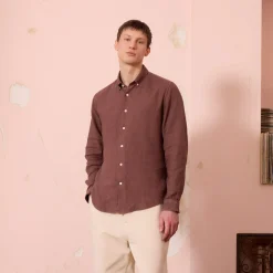 HAST Chemise en lin><noscript><img width=