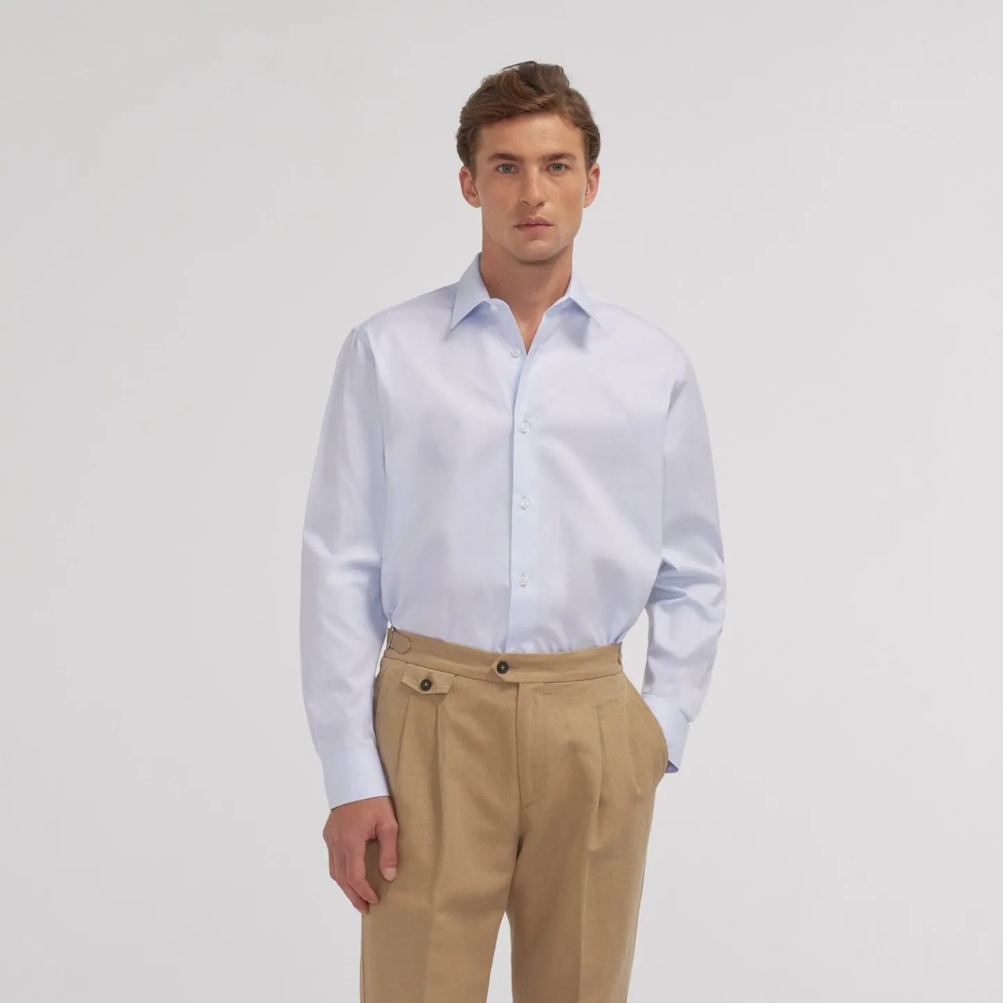 HAST Chemise en oxford double retors> Classique | Chemises Bleues
