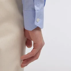HAST Chemise en oxford double retors pied de puce e><noscript><img width=