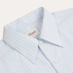 HAST Chemise en popeline bleue à rayures><noscript><img width=