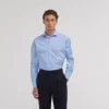 HAST Chemise en popeline double retors e> Chemises Bleues | Chemises Formelles
