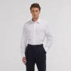 HAST Chemise en popeline double retors blanche> Classique | Chemises Blanches