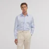 HAST Chemise en popeline double retors> Classique | Chemises Bleues