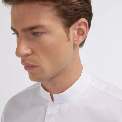 HAST Chemise en popeline double retors blanche> Classique | Chemises Blanches