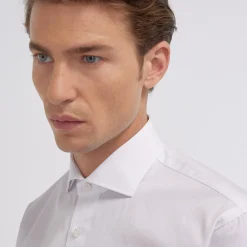 HAST Chemise en popeline double retors he> Les Essentiels | Classique