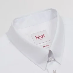 HAST Chemise en popeline double retors blanche><noscript><img width=