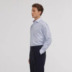 HAST Chemise en popeline double retors à carreaux foncé><noscript><img width=