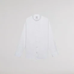HAST Chemise en popeline double retors blanche><noscript><img width=