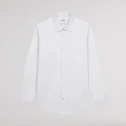 HAST Chemise en popeline double retors blanche><noscript><img width=