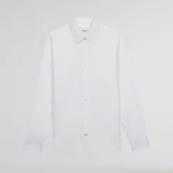 HAST Chemise en popeline double retors blanche><noscript><img width=