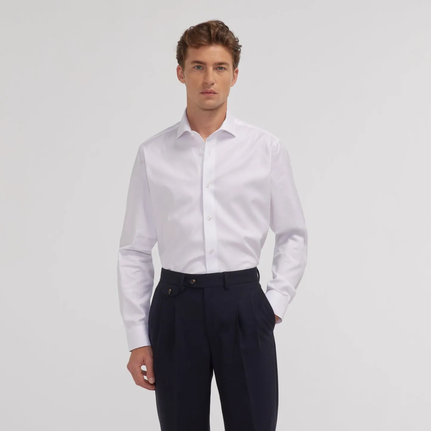 HAST Chemise en twill blanche> Classique | Chemises Blanches