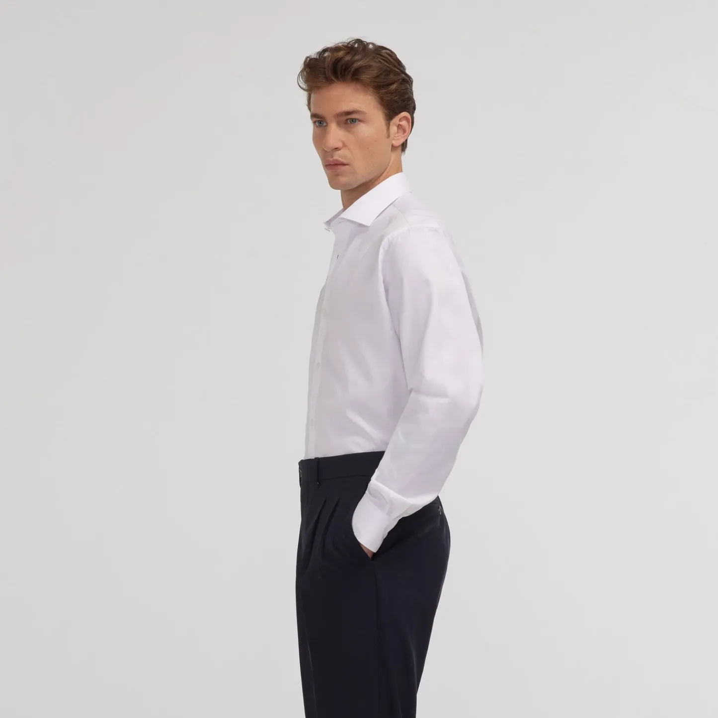 HAST Chemise en twill blanche> Classique | Chemises Blanches