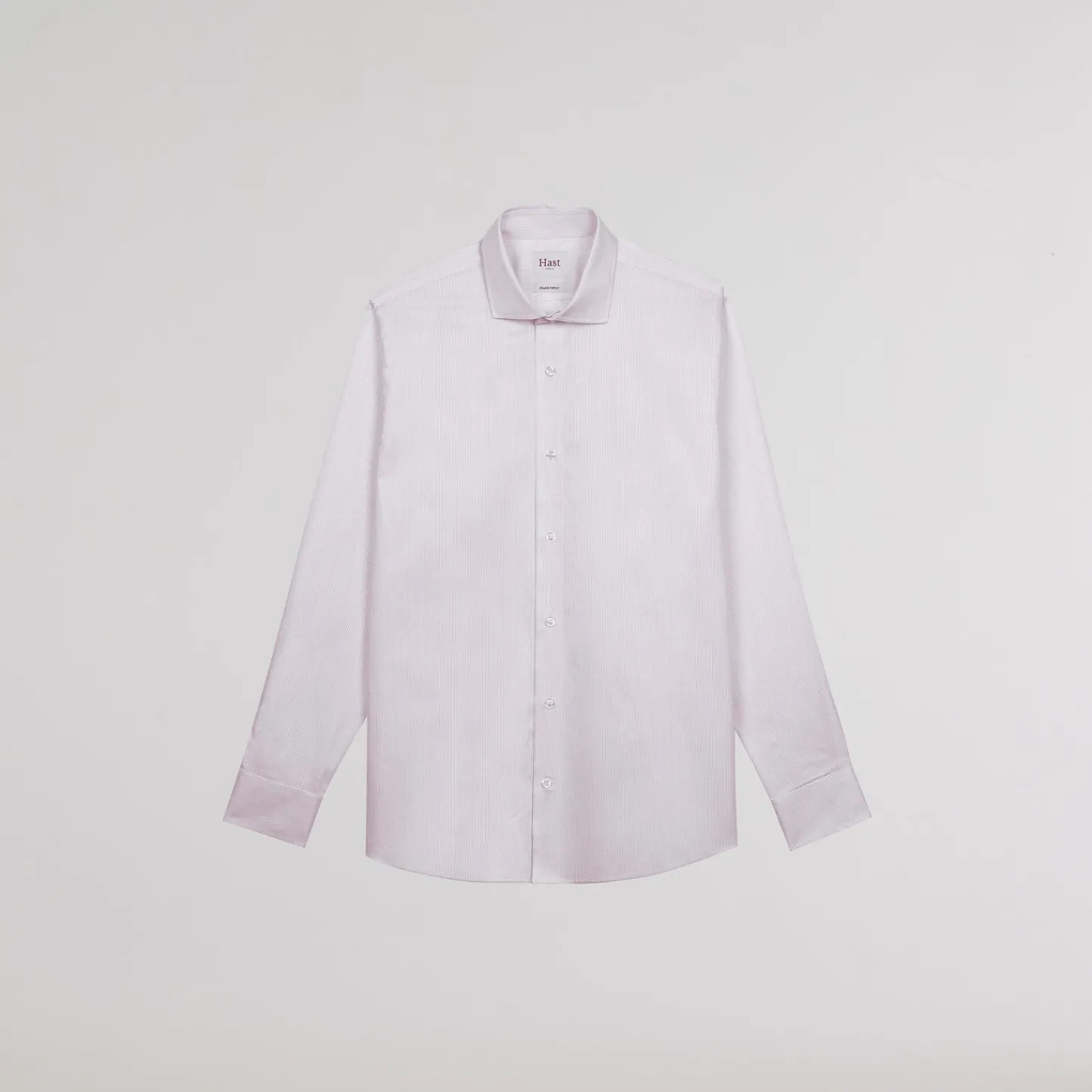 HAST Chemise en twill double retors à fines rayures s> Classique | Chemises Formelles