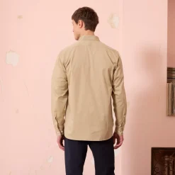 HAST Chemise militaire beige><noscript><img width=