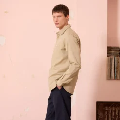 HAST Chemise militaire beige><noscript><img width=