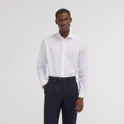HAST Chemise premium cintrée en popeline double retors he> Cintrée | Chemises Blanches