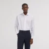 HAST Chemise premium cintrée en pinpoint double retors he> Cintrée | Chemises Blanches