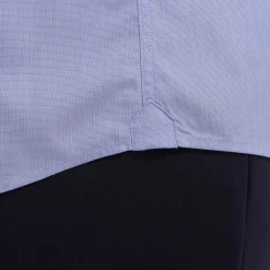 HAST Chemise premium cintrée en fil à fil double retors bleue><noscript><img width=
