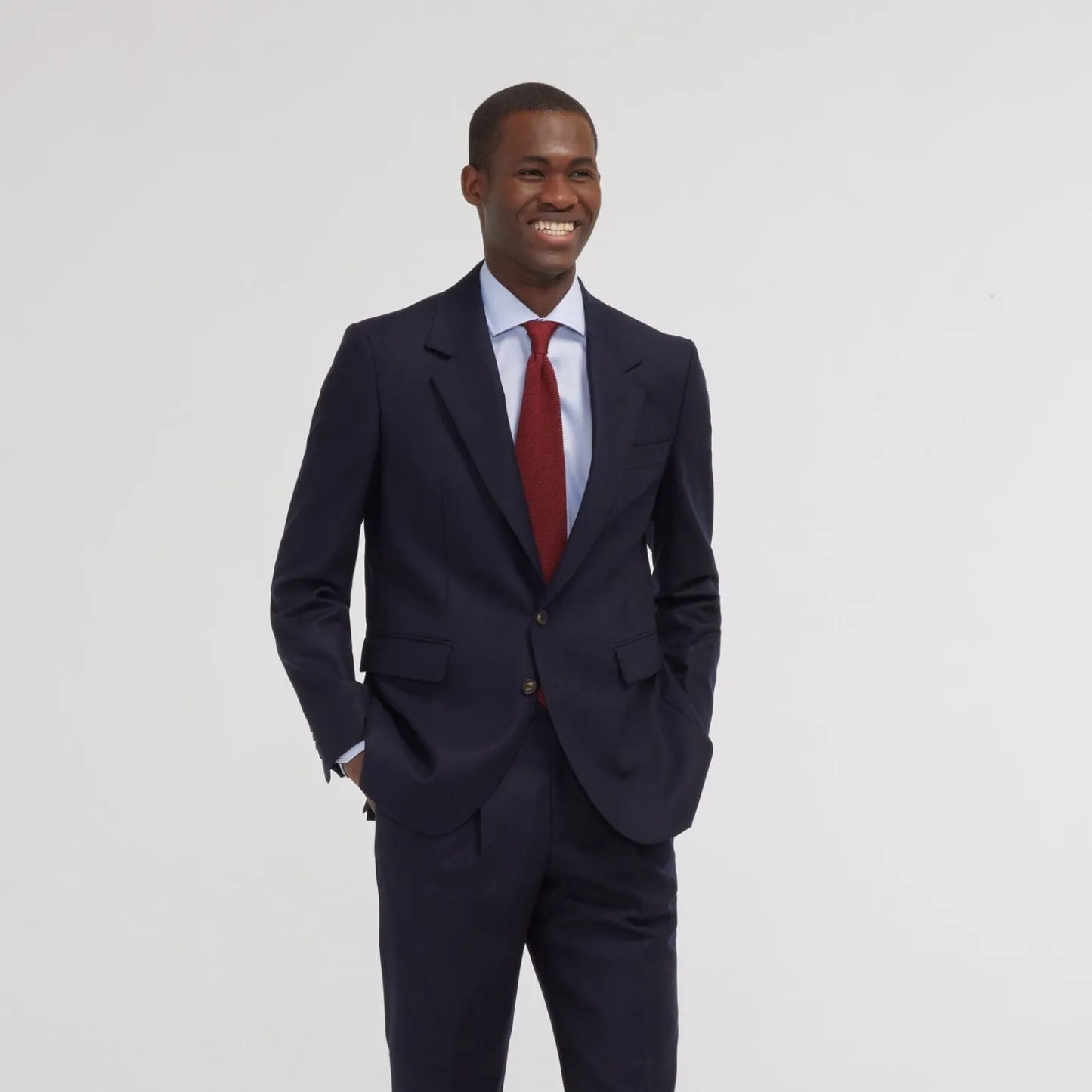 HAST Chemise premium cintrée en pinpoint double retors e> Cintrée | Chemises Bleues