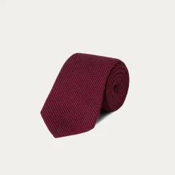 HAST Cravate en grenadine de soie et coton> Cravates
