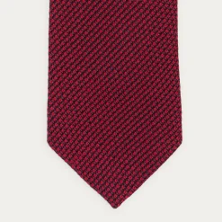 HAST Cravate en grenadine de soie et coton> Cravates