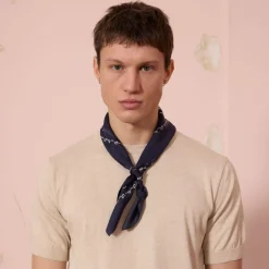 HAST Foulard en soie marine> Foulards