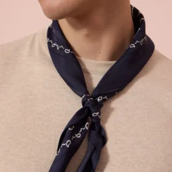 HAST Foulard en soie marine> Foulards