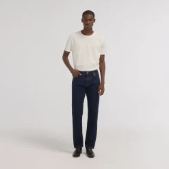 HAST Jean indigo selvedge en coton biologique> Les Essentiels | Pantalons