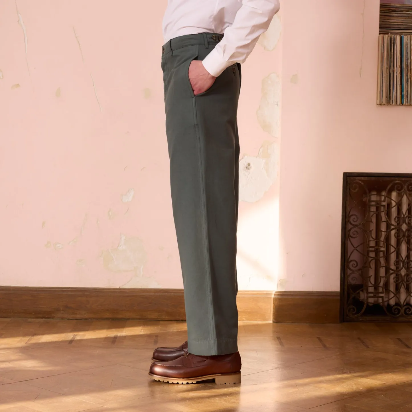 HAST Pantalon large en coton> Pantalons