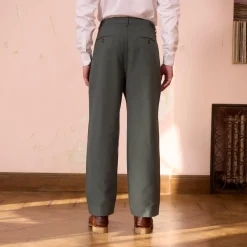 HAST Pantalon large en coton><noscript><img width=