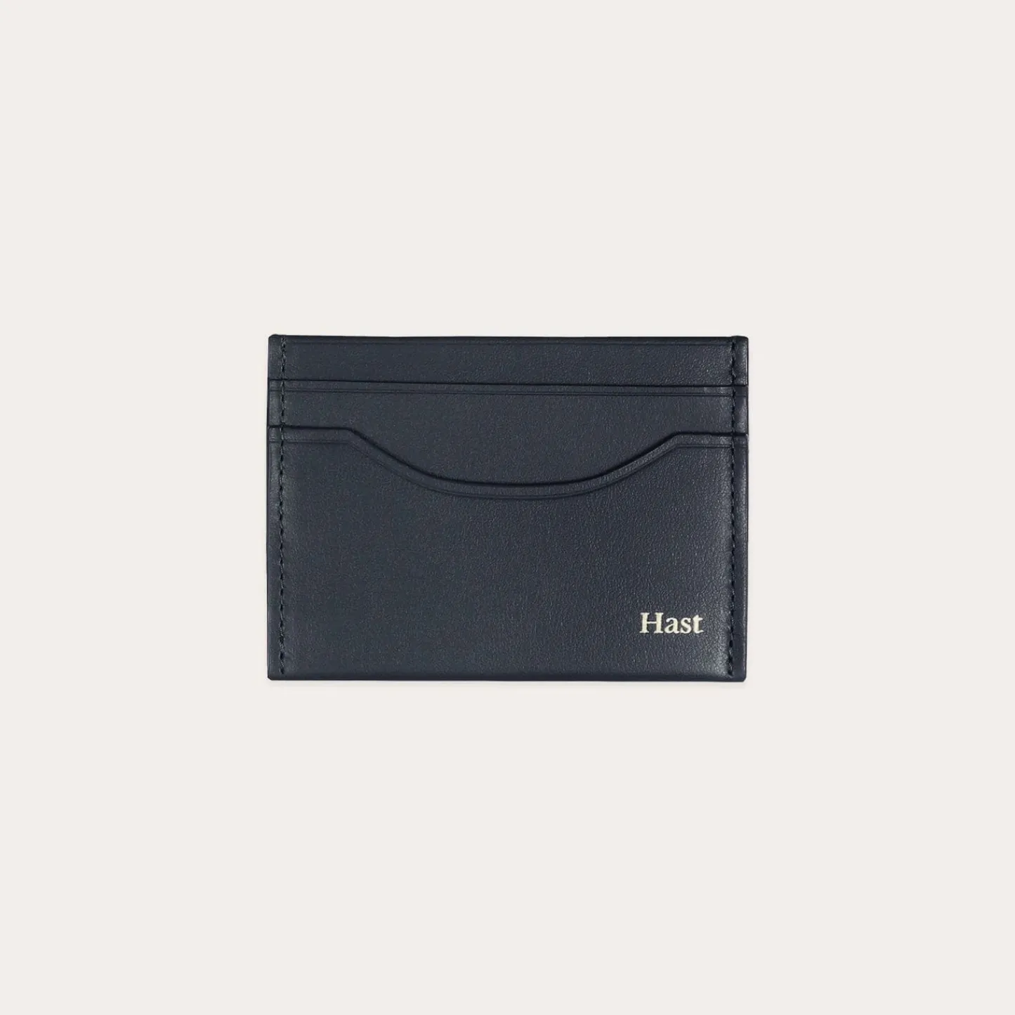 HAST Porte-cartes en cuir lisse marine> Porte-Cartes