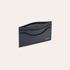 HAST Porte-cartes en cuir lisse marine> Porte-Cartes