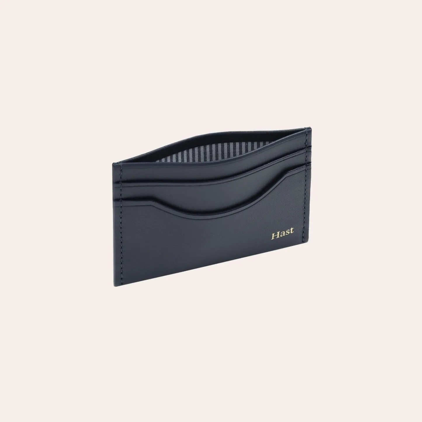 HAST Porte-cartes en cuir lisse marine> Porte-Cartes