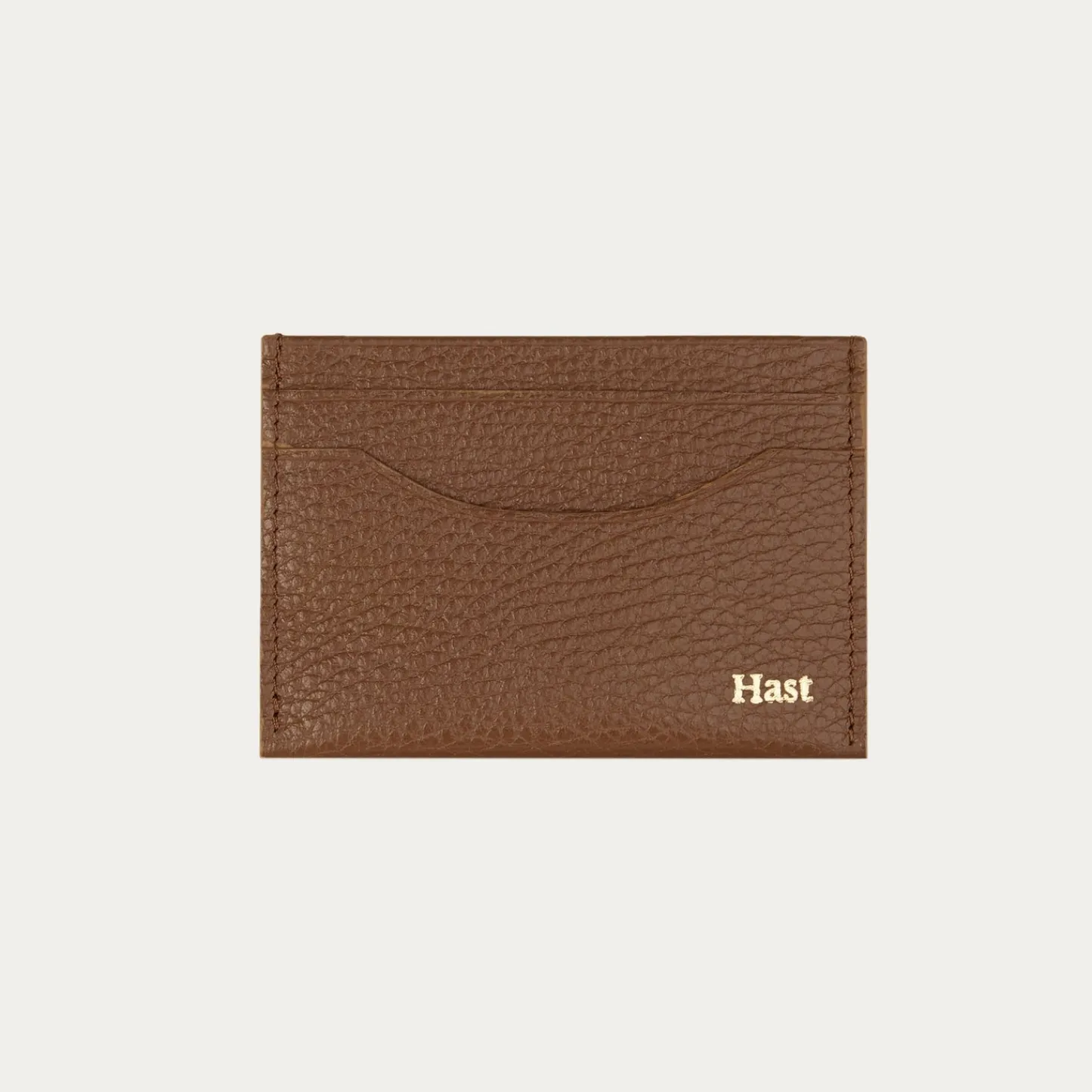 HAST Porte-cartes marron en cuir grainé> Porte-Cartes