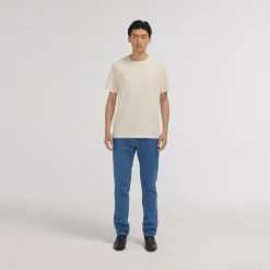 HAST T-shirt en coton biologique écru><noscript><img width=