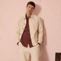HAST Veste de travail en coton écrue><noscript><img width=