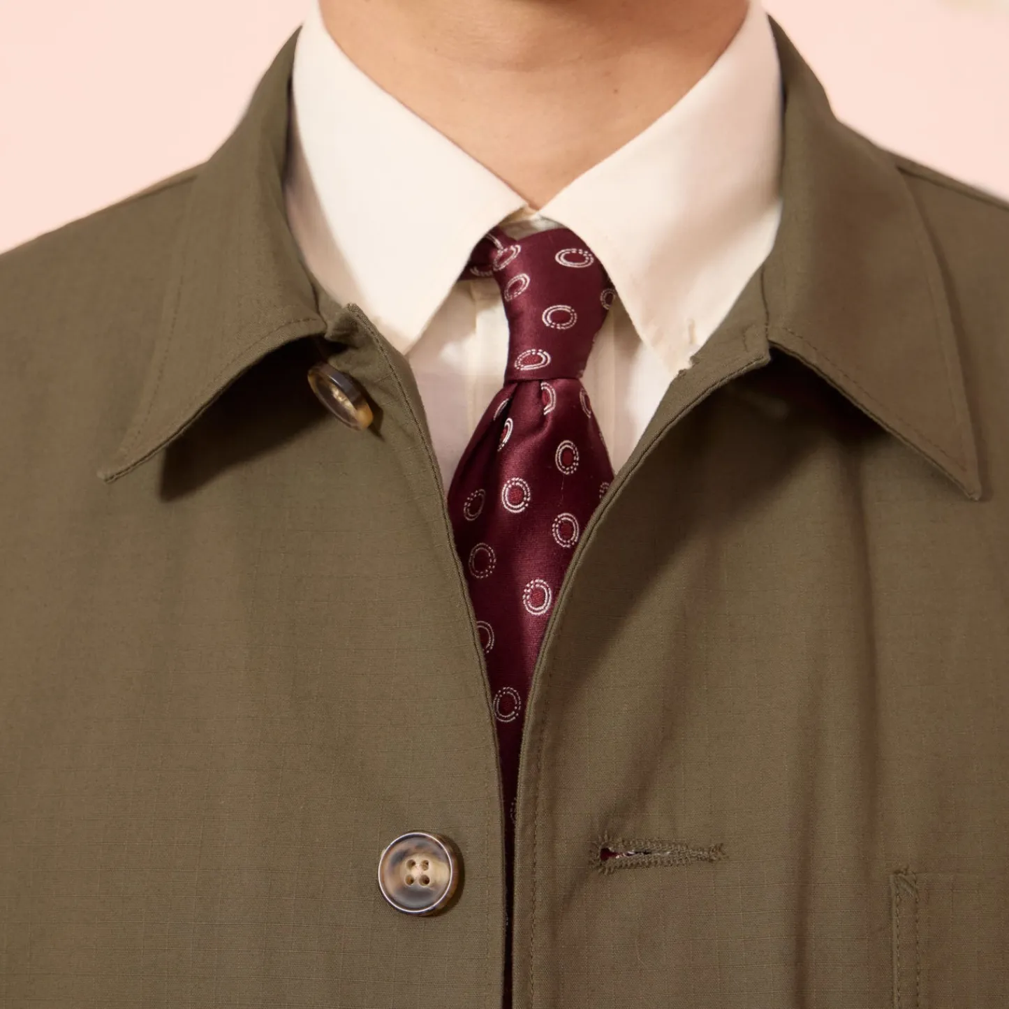 HAST Veste de travail en ripstop japonais kaki> Vestes De Travail