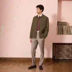 HAST Veste de travail en ripstop japonais kaki><noscript><img width=
