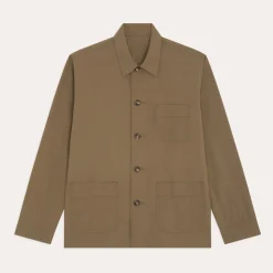 HAST Veste de travail en ripstop japonais kaki><noscript><img width=